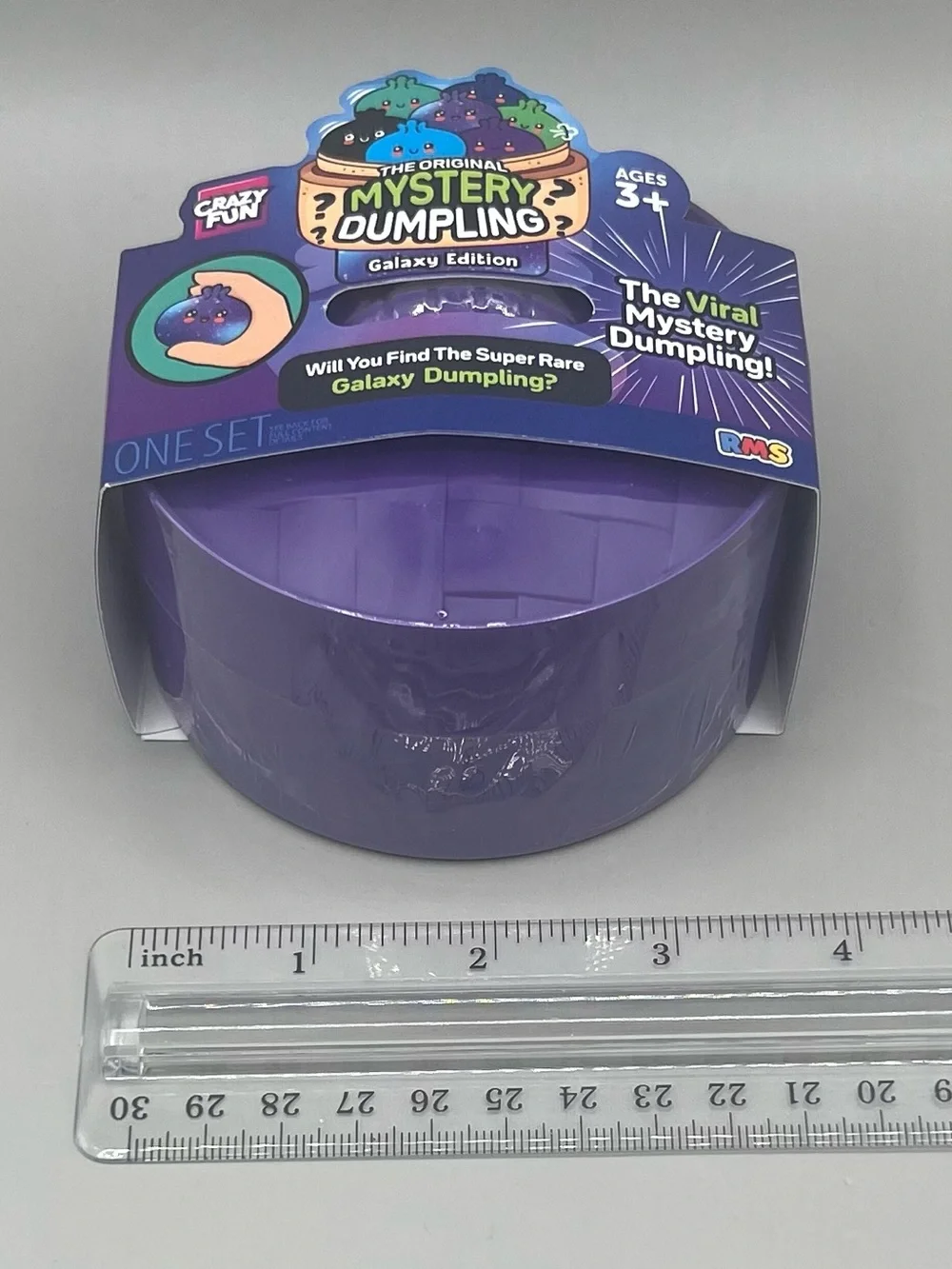 RMS Mystery Dumpling Galaxy Edition - Purple 4” Bun Squishy Crazy Fun VIRAL Toy💜